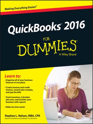 cover image of QuickBooks 2016 For Dummies